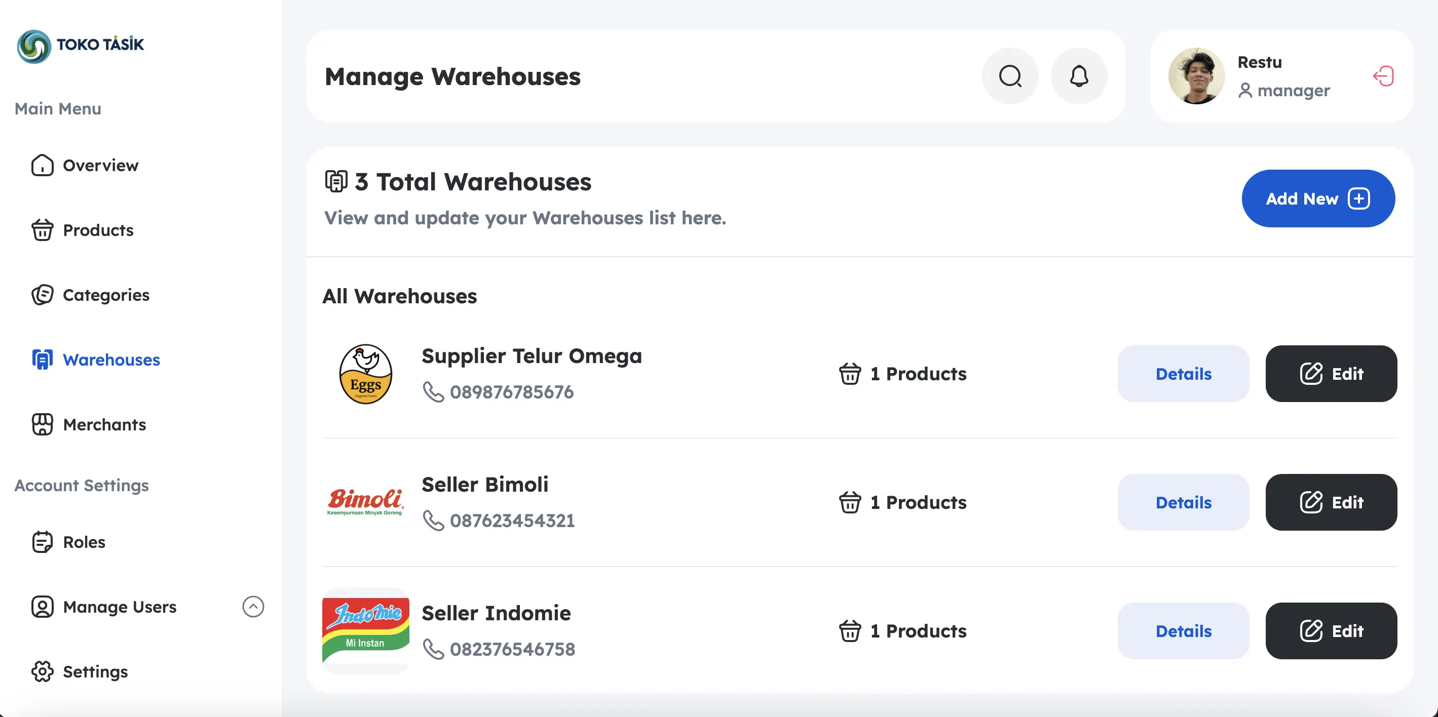 Warehouse Management System